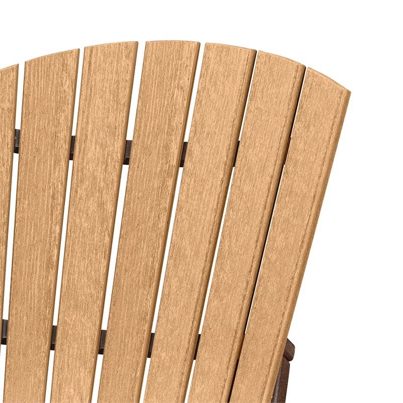 OS Home and Office 518CTB Rocking Chair in Cedar with a Tudor Brown Base
