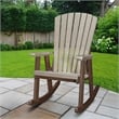 OS Home and Office 518WWTB Rocking Chair in Weatherwood with a Tudor Brown Base