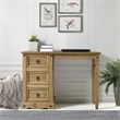 OS Home and Office Furniture Cottage Series Wood Vanity/Desk in Corona Brown