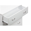 OS Home and Office Furniture Four Drawer Chest in White