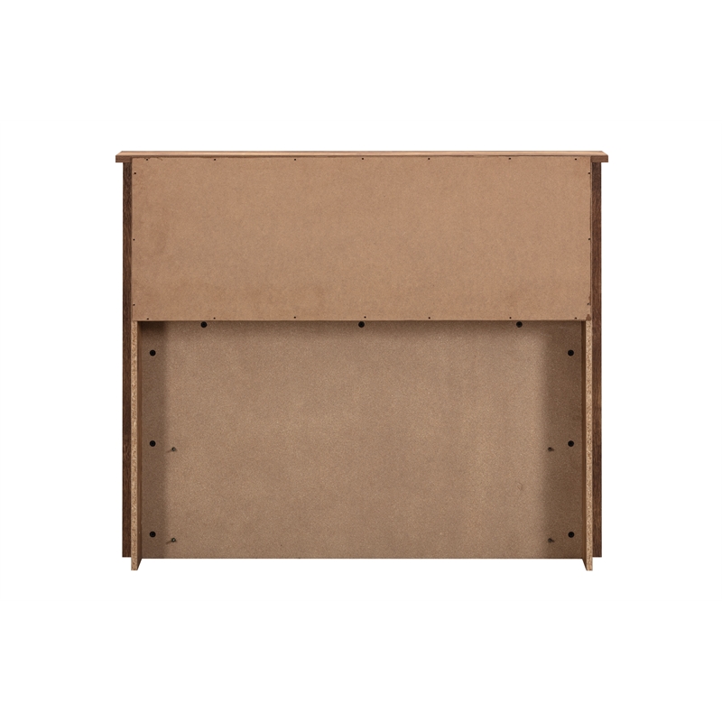 OS Home and Office Furniture Twin Sized Mountain Oak Bookcase Headboard