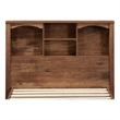 OS Home and Office Furniture Twin Sized Mountain Oak Bookcase Headboard