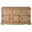 OS Home and Office Furniture Cottage Series Wood Buffet Sideboard in  Brown