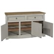 OS Home and Office Furniture Cottage Series Wood Buffet Sideboard in White