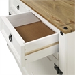 OS Home and Office Furniture Cottage Series Wood Buffet Sideboard in White