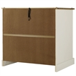 OS Home and Office Furniture Cottage Series Wood Buffet Sideboard in White