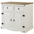 OS Home and Office Furniture Cottage Series Wood Buffet Sideboard in White