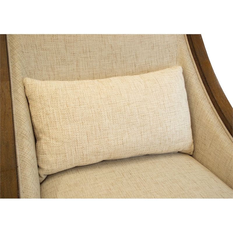 OS Home Occasional Side Accent Chair Model DS305 Desert Ivory