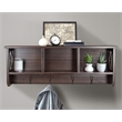 OS Home and Office Decorative Coat Rack and Storage Accent Rack in Espresso