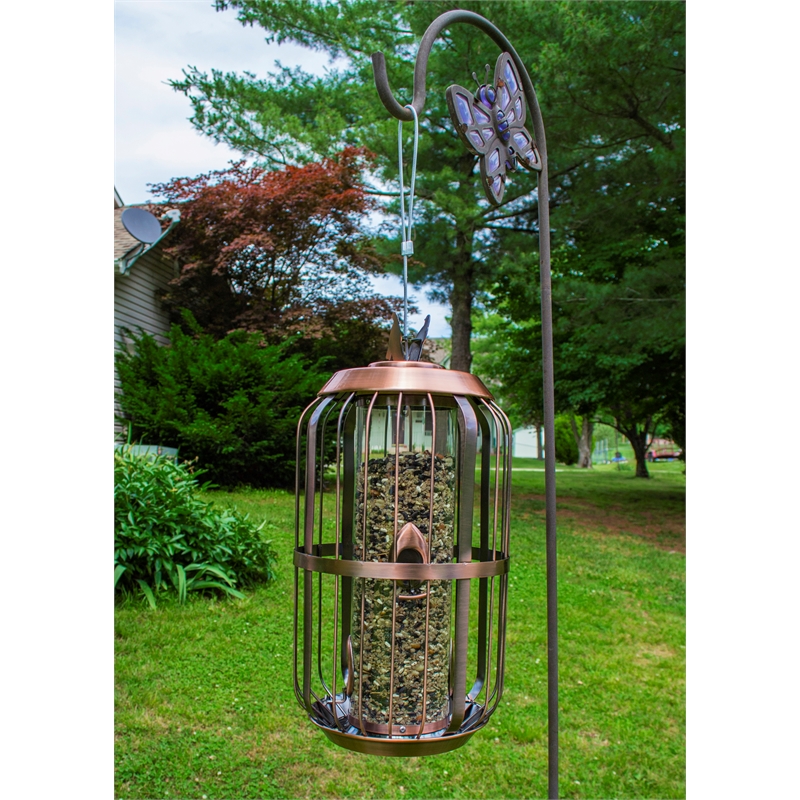 Outdoor Leisure Products Deluxe Bird Feeder in Copper