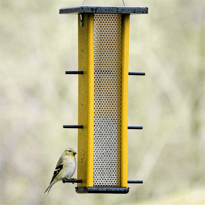 OUTDOOR LEISURE PRODUCTS Finch Bird Feeder Made with High Density Poly Resin