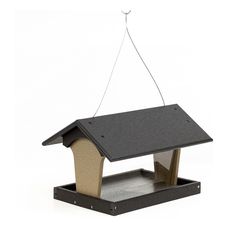 OUTDOOR LEISURE PRODUCTS Hopper Bird Feeder Made with High Density Poly Resin