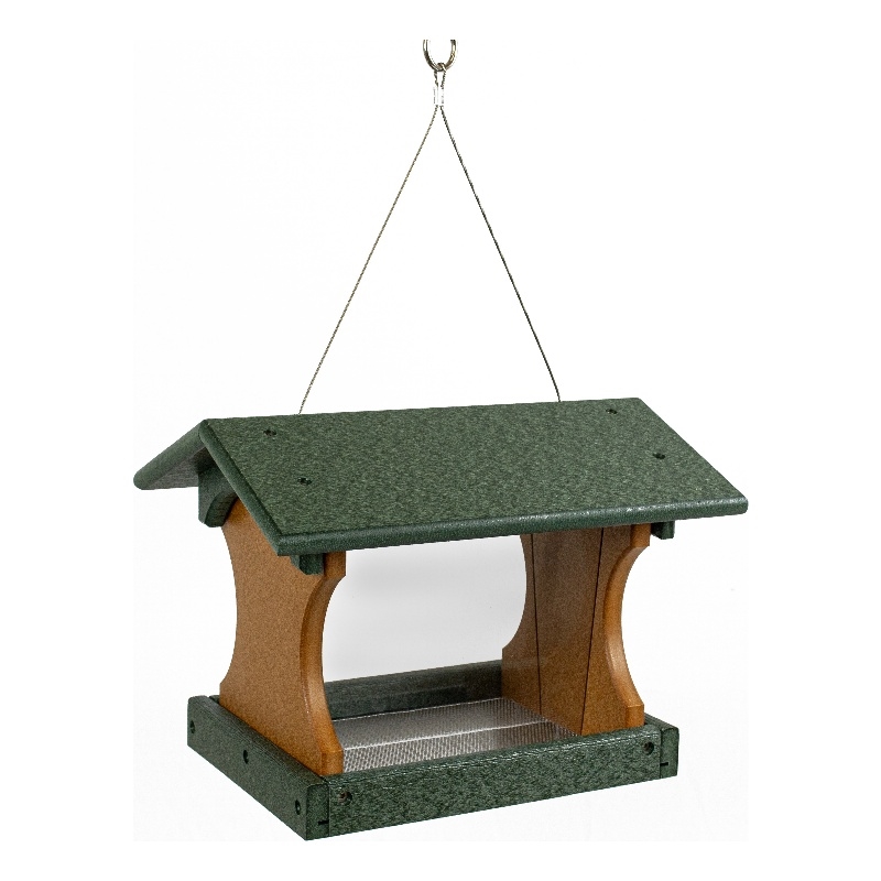 Outdoor Leisure Products Traditional Plastic Small Bird Feeder in Multi-Color