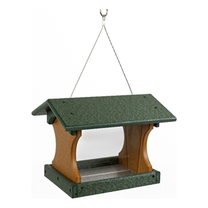 Outdoor Leisure Products Traditional Plastic Small Bird Feeder in Multi-Color