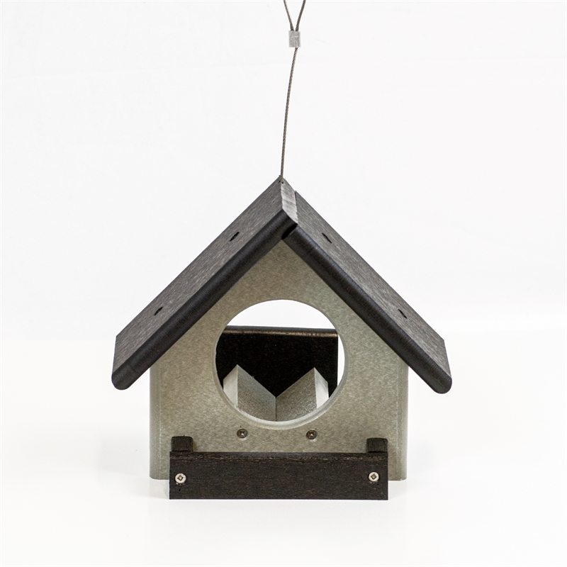 Outdoor Leisure Products Traditional HDPE Plastic Bird Feeder in Multi-Color