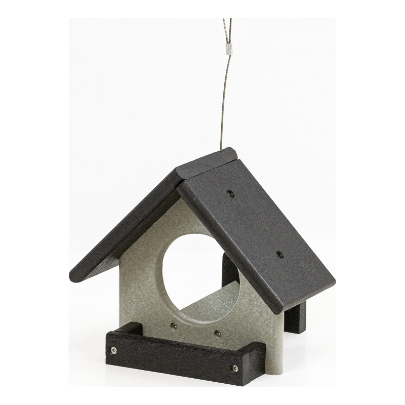 Outdoor Leisure Products Traditional HDPE Plastic Bird Feeder in Multi-Color