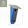 Outdoor Leisure Products Peterson Plastic Blue Bird House in Multi-Color