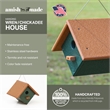 Outdoor Leisure Products Plastic Wren or Chickadee Bird House in Multi-Color