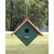 Outdoor Leisure Products Plastic Wren or Chickadee Bird House in Multi-Color