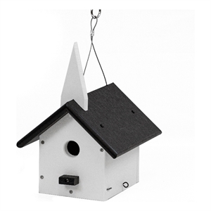 Outdoor Leisure Products Plastic Church Wren Bird House in Multi-Color