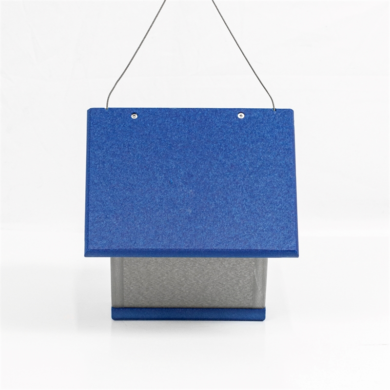 Outdoor Leisure Products Plastic Wren or Chickadee Bird House in Multi-Color