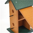 Outdoor Leisure Products Traditional Plastic Double Bird House in Multi-Color