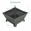 Outdoor Leisure Products Model 5515 Providence Fire Pit and Grill