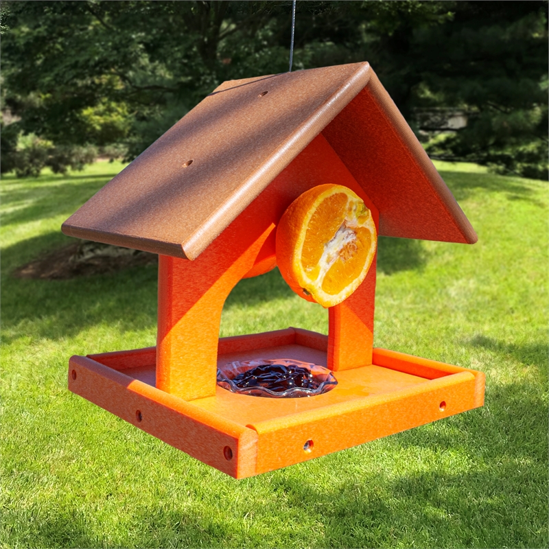 OUTDOOR LEISURE PRODUCTS Single Oriole Feeder Made of High Density Poly Resin
