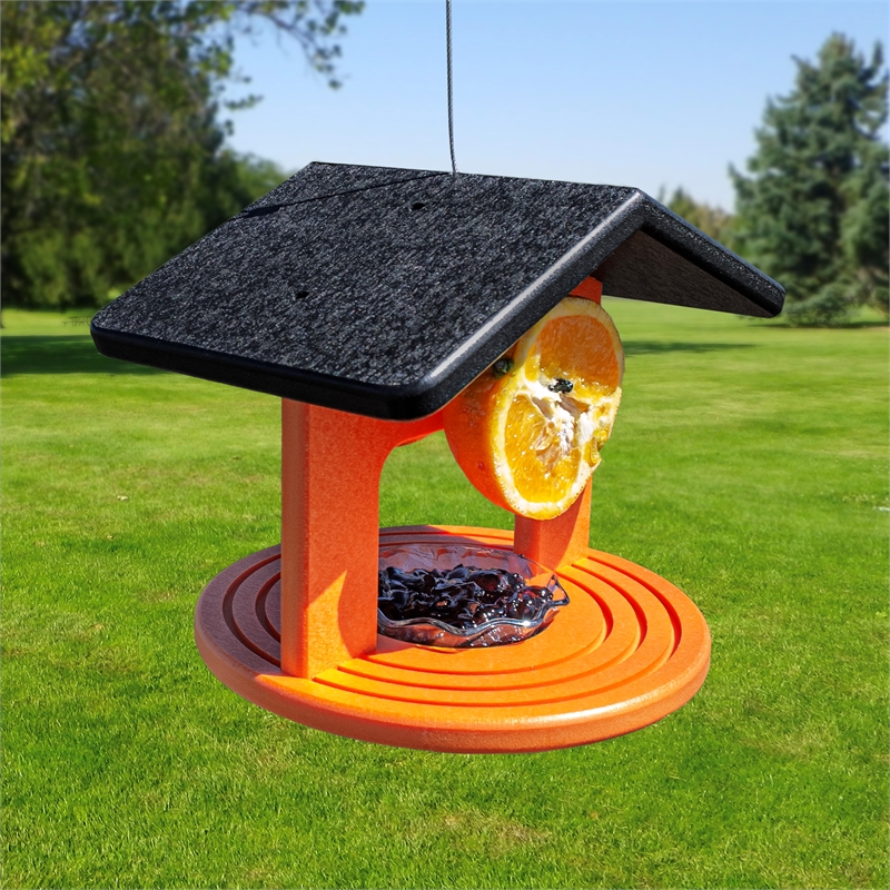 OUTDOOR LEISURE PRODUCTS Single Oriole Feeder Made of High Density Poly Resin