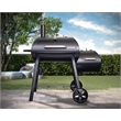 Outdoor Leisure Products Heavy Duty Offset Charcoal Smoker Grill