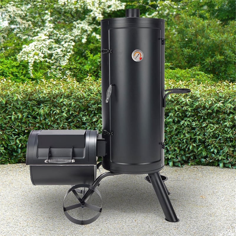 Outdoor Leisure Products Multi Level Vertical Smoker and Charcoal Grill