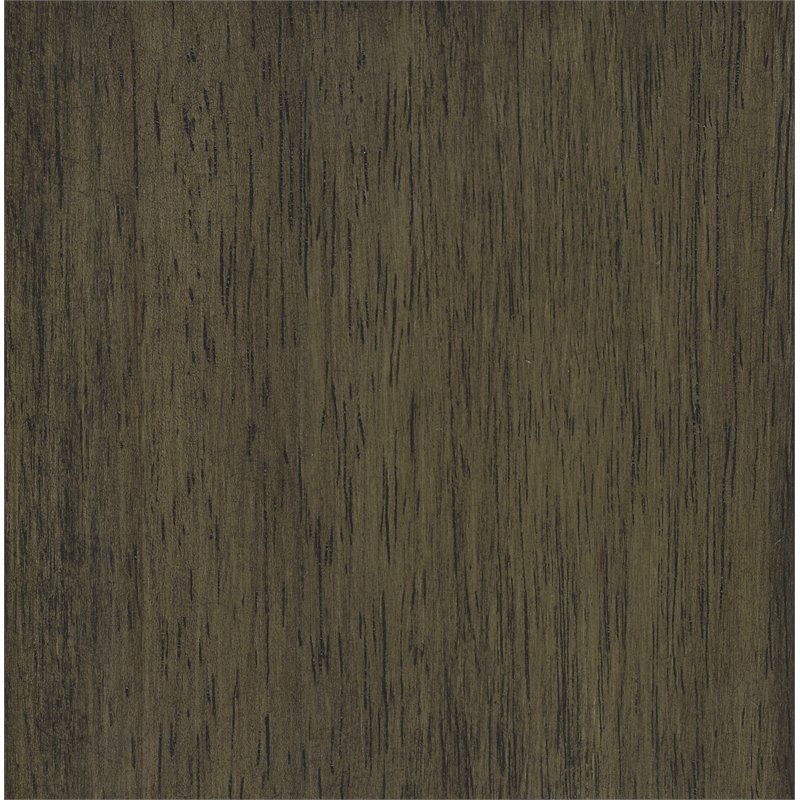 HomePop Traditional Wood and Fabric Swoop Arm Accent Chair in Gray