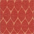 HomePop Transitional Fabric Parker Accent Chair with Pillow in Orange