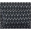 HomePop Transitional Fabric Parker Accent Chair with Pillow in Textured Blue