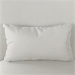 HomePop Transitional Fabric Parker Accent Chair with Pillow in White
