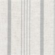 HomePop Emerson Wood & Fabric Stripe Pattern Accent Chair w/ Rolled Arm in Gray