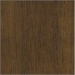 HomePop Transitional Wood and Faux Leather Barrel Accent Chair in Brown