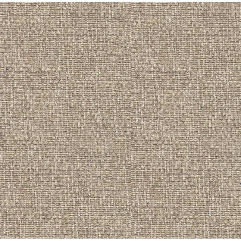 HomePop Transitional Wood and Fabric Barrel Accent Chair in Flax Brown