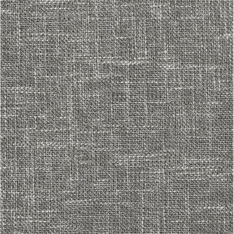 HomePop Transitional Wood and Fabric Barrel Accent Chair in Slate Gray