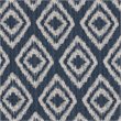 HomePop Traditional Wood and Fabric Swoop Arm Accent Chair in Indigo Blue