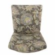HomePop Fabric Floral Pattern Parsons Chairs in Brown/Gray (Set of 2)