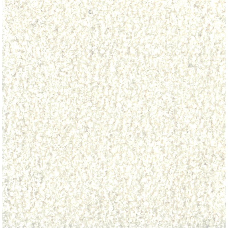 HomePop Sherpa Modern Wood and Fabric Accent Chair in Cream/Black Finish