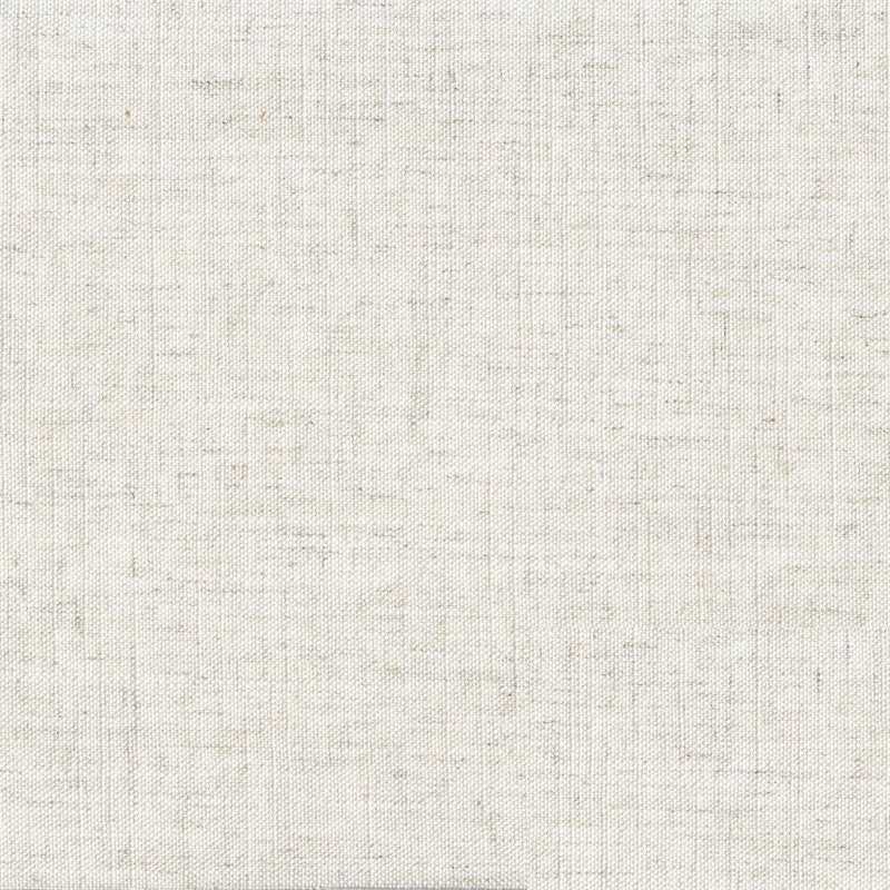 HomePop Cole Square Transitional Wood and Fabric Storage Ottoman in Cream