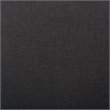 HomePop Layla Traditional Wood and Fabric Tufted Bench in Dark Charcoal Gray