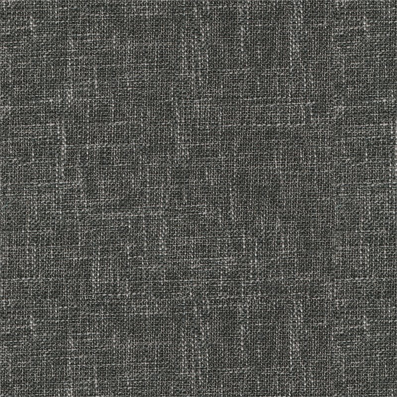 HomePop Transitional Fabric Medium Storage Ottoman with Slate Pattern in Gray