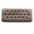 HomePop Ainsley Traditional Fabric Tufted Storage Bench in Textured Brown