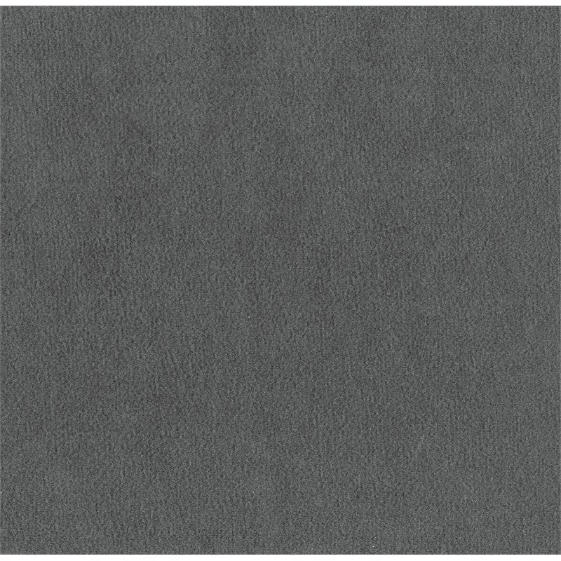 HomePop Traditional Wood and Fabric Tufted Ottoman with Storage in Gray