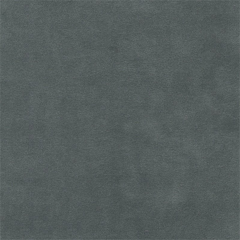 HomePop Traditional Velvet Fabric Storage Bench and Settee in Gray