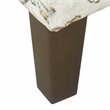 HomePop Transitional Fabric Large Decorative Storage Bench in Cream