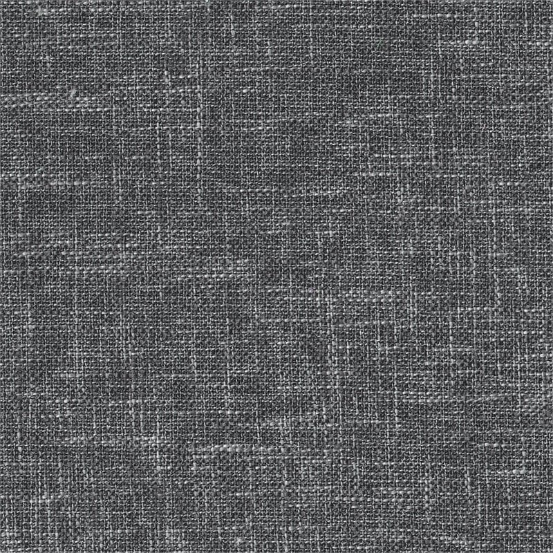 HomePop Tara Transitional Fabric Storage Bench and Settee in Heathered Gray